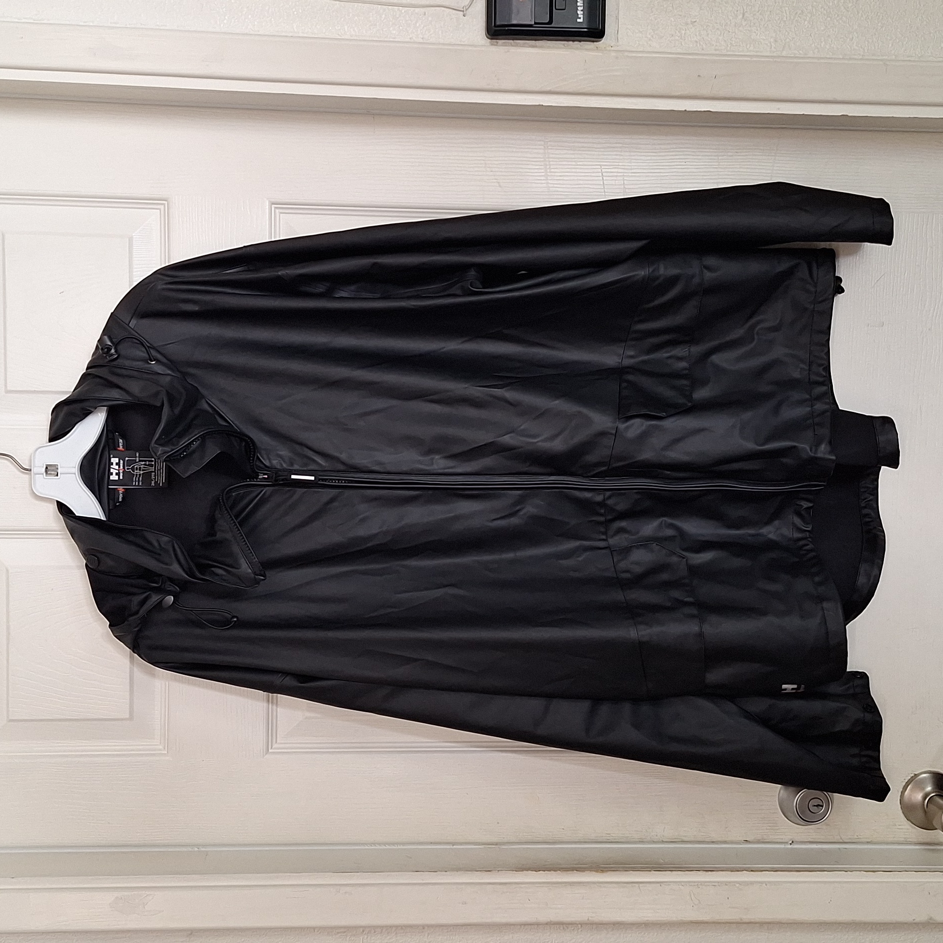 Helly Hansen Workwear Performance Jacket Black Men Size Xxl Hooded Two Pocket